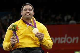Jovane Guissone, ouro na esgrima em cadeira de rodas na Paralimpíada de Londres-2012 (Crédito: Luciana Vermell/CPB)