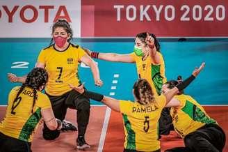 Seleção feminina de volei sentado avança à semifinais de forma invicta (Foto: Wander Roberto/CPB)