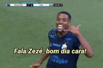 Jogador marcou e provocou o Cruzeiro neste domingo (Reprodução)