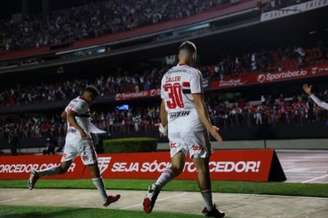 Calleri marcou o gol da vitória do São Paulo sobre o Corinthians (Foto: Reprodução/Twitter São Paulo)