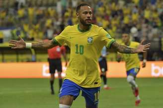 Neymar está em São Paulo com a Seleção Brasileira (FOTO: NELSON ALMEIDA / AFP)