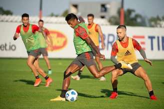 Bruno Henrique e Diego Ribas são desfalques para o jogo contra o Santos (Foto: Alexandre Vidal/Flamengo)