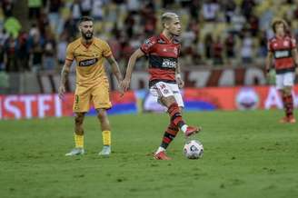 Andreas está emprestado ao Flamengo pelo Manchester United (Foto: Marcelo Cortes/Flamengo)