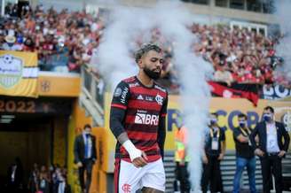 Suepercopa: Gabigol marcou o primeiro gol do Flamengo diante do Atlético-MG (Foto: Marcelo Cortes / Flamengo)