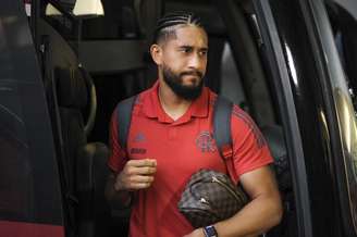 O zagueiro Pablo foi titular na partida entre Flamengo e Ceará (Foto: Marcelo Cortes / Flamengo)