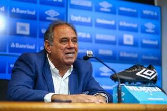 Denis Abrahão, vice-presidente do Grêmio, falou sobre o clima tenso no vestiário após o empate com o Ituano (Lucas Uebel/Grêmio FBPA)