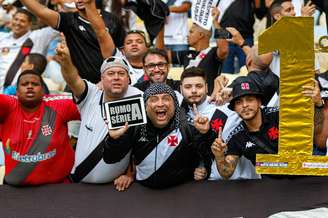 Torcida do Vasco na partida contra o Cruzeiro