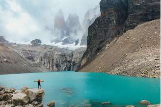 Parque Nacional Torres del Paine, na Patagônia Chilena.