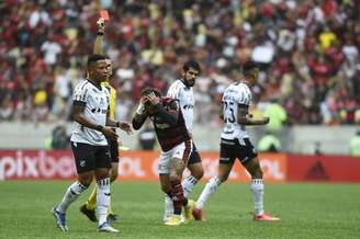 Atacante é o jogador mais expulso no Brasil desde que chegou ao Flamengo, em 2019 (Foto: Marcelo Cortes/Flamengo)