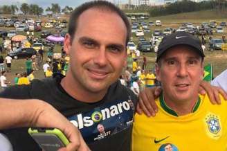 Eduardo Bolsonaro com João José Tafner