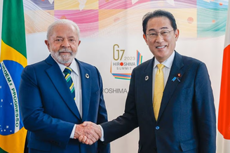 Presidente da Republica, Luiz Inacio Lula da Silva, durante Encontro com o Primeiro-Ministro do Japão, Fumio Kishida, neste sábado, 20