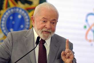 O presidente Luiz Inácio Lula da Silva (PT) em evento no Palácio do Planalto, nesta quarta-feira, 12