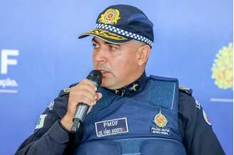 Ex-comandante-geral da Polícia Militar do Distrito Federal, coronel Fábio Augusto Vieira está preso preventivamente por ordem do STF.