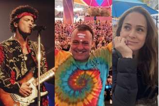 Bruno Mars, Juarez Petrillo e Gabriela Duarte