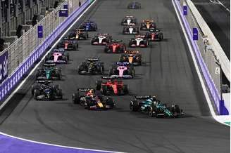 Largada do GP da Arabia de 2023