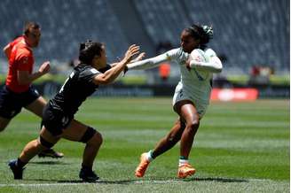 Leila Silva em ação: time brasileiro feminino de rugby chega com força total nas Olimpíadas de Paris 2024