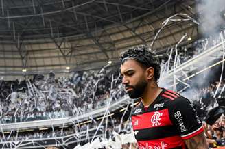 Gabriel Barbosa, Gabigol, durante Atlético MG x Flamengo, partida válida pela final da Copa do Brasil 2024, realizada no estádio Arena MRV, localizado na cidade de Belo Horizonte, MG, na tarde deste domingo (10).