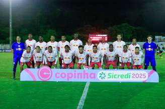 Jogadores do time sub-20 do Red Bull Bragantino. 