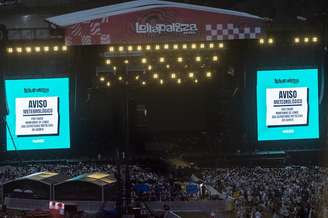 Shows do Lollapalooza 2025 são interrompidos no início da tarde de sexta, 28, com aviso meteorológico.