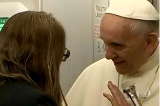 Ilze Scamparini na entrevista de Francisco que repercutiu na imprensa de todo o planeta