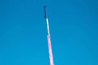 Lançamento do foguete Starship da SpaceX na última terça-feira