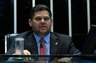 O presidente do Senado, Davi Alcolumbre (União-AP)