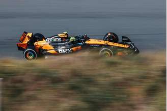 Lando Norris dominou todos os treinos na Holanda