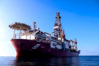 A sonda que fará a exploração na Margem Equatorial (Foz do Rio Amazonas), a ODN II, já está posicionada.