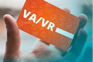 Imagem ilustrativa de um cartão que oferece vale-alimentação e vale-refeição