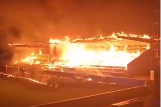 Estádio do FC Haka, da Finlândia, foi incendiado por torcedores após rebaixamento