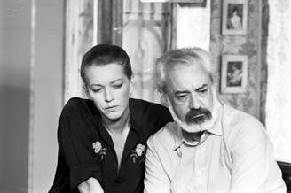 Manoel Carlos com a primeira Helena