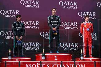 Pódio do GP da Austrália 2026