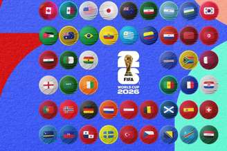 As seleções que vão disputar a Copa do Mundo de 2026