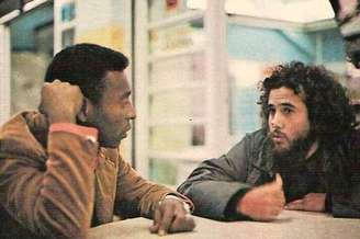 Pelé e Afonsinho nos anos 70 –