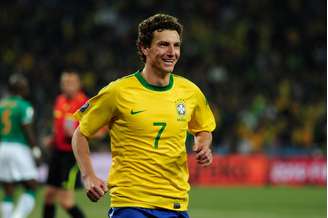 Elano pela Copa do Mundo de 2010 (Photo by Stuart Franklin/Getty Images)