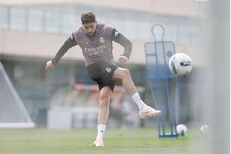 Valverde em treinamento do Real Madrid