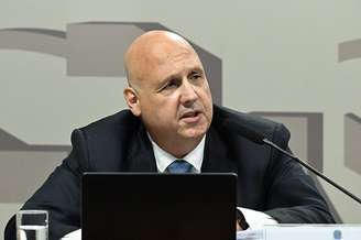 O presidente da CVM, Otto Lobo, durante sabatina no Senado
