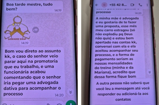 Estagiário abordou homem acusado de violência doméstica para pedir academia grátis