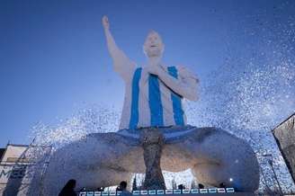 Estátua de Messi na Argentina