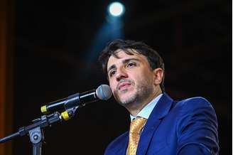 Renan Santos tem a sua candidatura à presidência da República oficializada durante o 1° Congresso da Missão,       realizado no Komplexo Tempo, centro de  convenções na Mooca, em São Paulo, neste sábado, 1º de agosto de 2026.