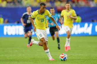 Rayan em ação pela Seleção Brasileira na Copa do Mundo –