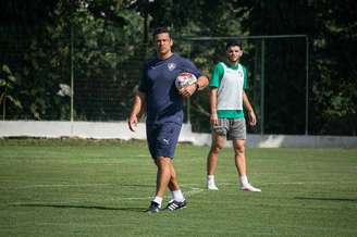 Ídolo Fred comandando o treino do Fluminense Sub-20 –