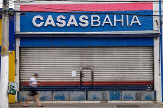 Loja da Casas Bahia fechada na Zona Norte de São Paulo