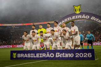 Jogadores do Red Bull Bragantino. 