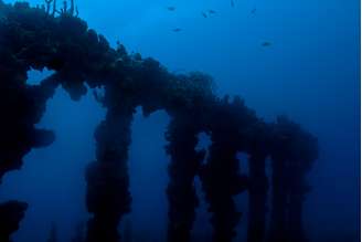 Mais popular naufrágio das Ilhas Virgens Britânicas, o RMS Rhone é um navio afundado durante um furacão, em 1867, com 125 pessoas a bordo