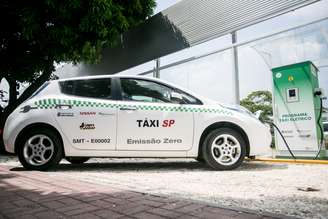 São Paulo tem agora dez unidades do Nissan Leaf circulando como táxis