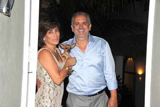 Orlando Morais comemorou o aniversário ao lado da mulher, a atriz Glória Pires