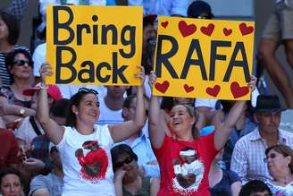 Torcedoras no Aberto da Austrália pedem o retorno de Rafael Nadal
