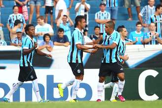 <p>Werley fez o gol da vitória do Grêmio contra o Veranópolis</p>