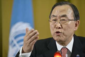 <p>Ban Ki-moon: a favor do debate sobre denúncia contra Assad no TPI</p>